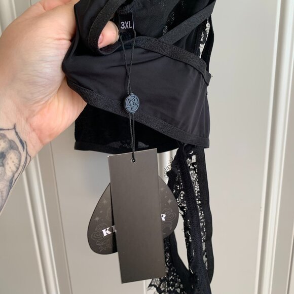 Killstar - Phantom Lace Black - Bra NEW WITH TAGS SIZE 3XL - Picture 10 of 12